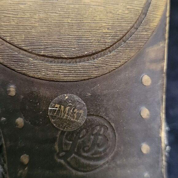 Lucky brand silver metallic double zipper booties, Size 7 - Picture 5 of 6